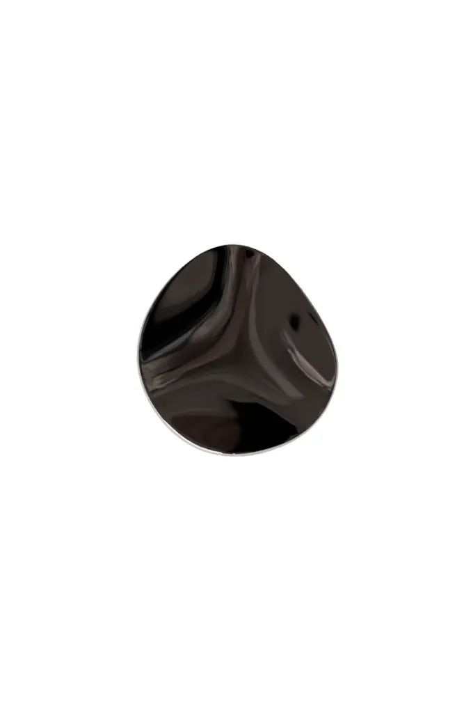 Clearance Specktrum Amalia Hook - Black chrome Round Small