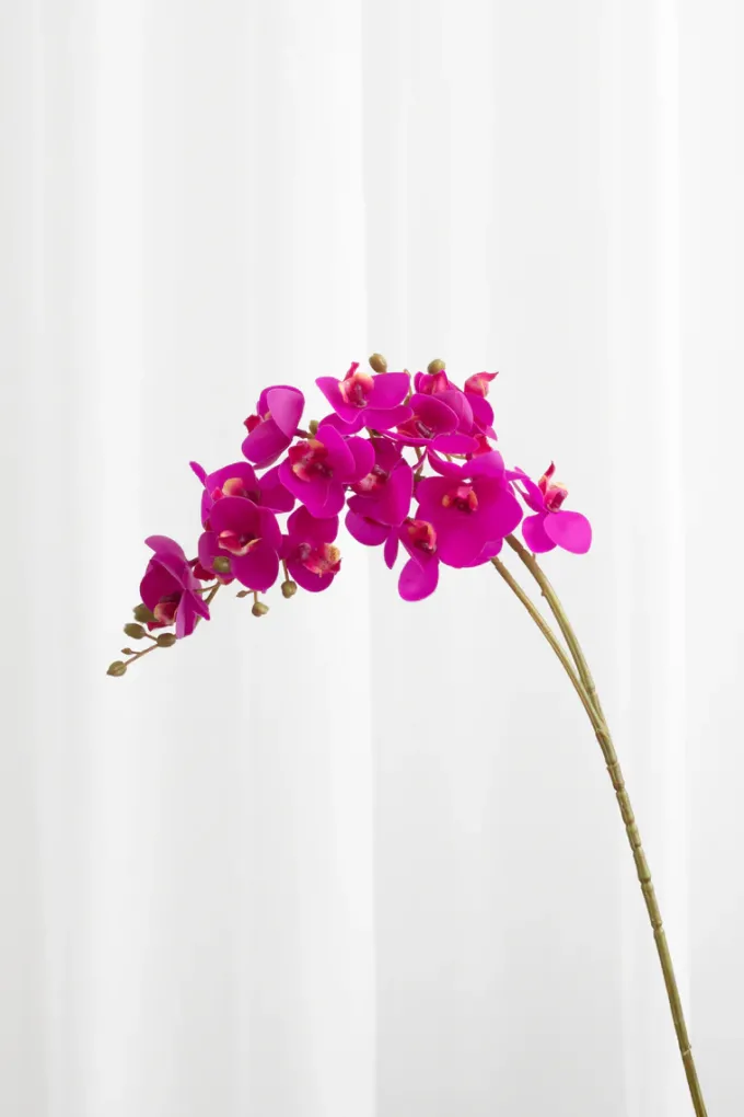 Sale Specktrum Artificial Flowers - Bright pink Orchid (21 heads)