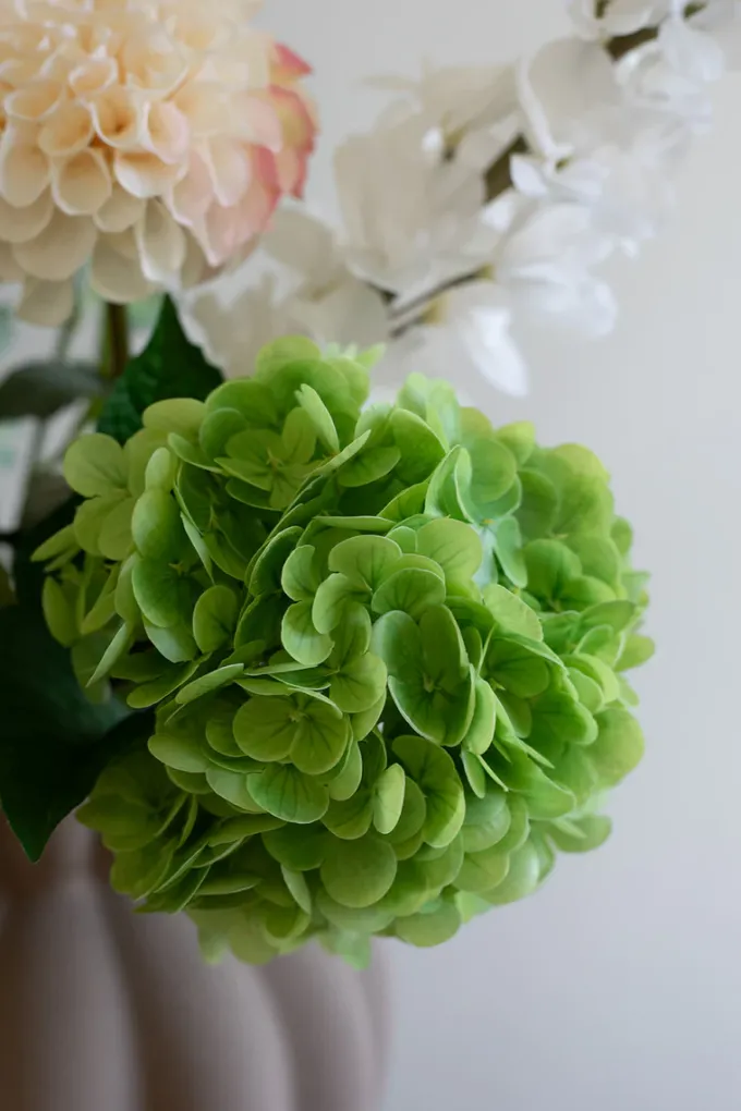 Online Specktrum Artificial Flowers - Green Hydrangea