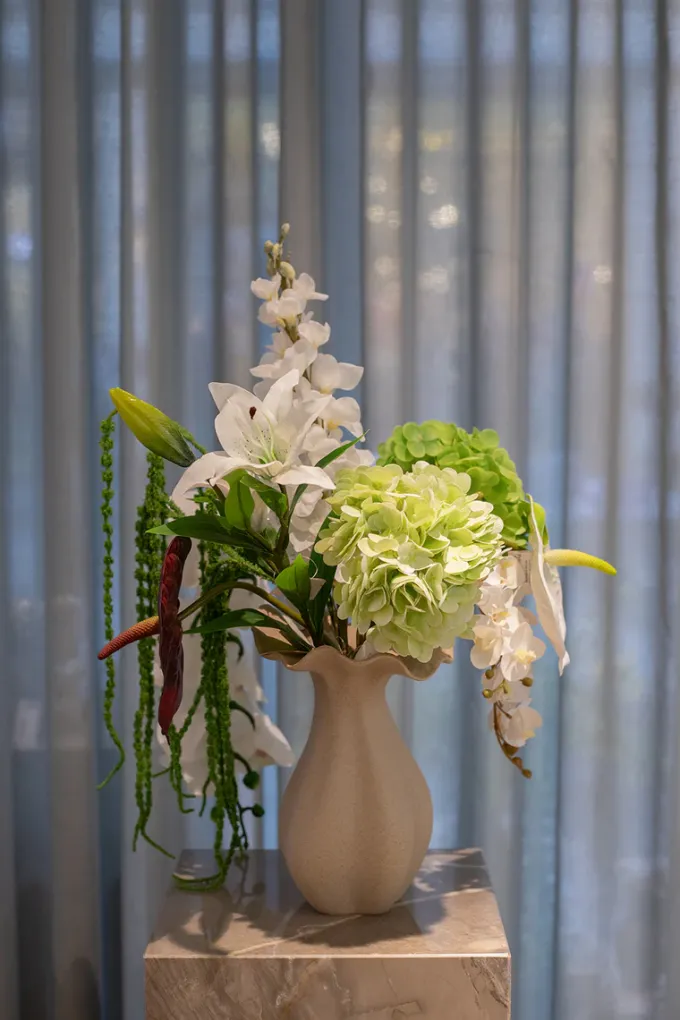 Sale Specktrum Artificial Flowers - Light green Hydrangea