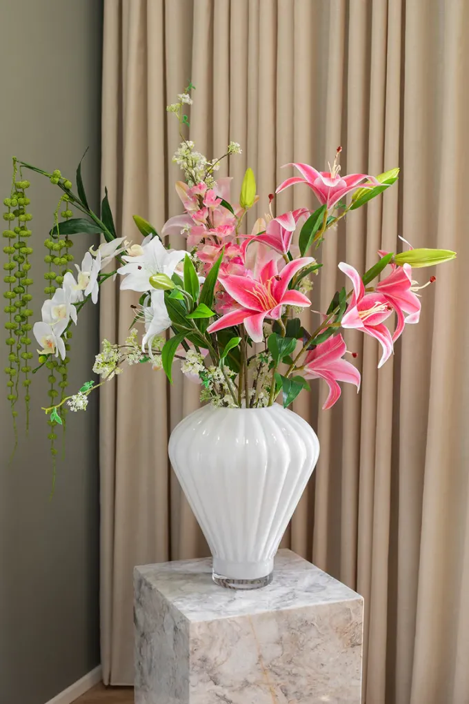 Sale Specktrum Artificial Flowers - Pink Lily large
