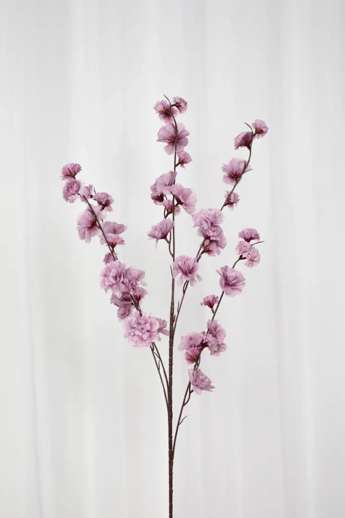 Clearance Specktrum Artificial Flowers - Purple Cherry blossom branch