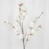 Online Specktrum Artificial Flowers - White Cherry blossom branch