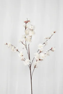 Online Specktrum Artificial Flowers - White Cherry blossom branch