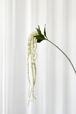 Hot Specktrum Artificial Flowers - White Amaranthus Branch