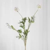 Outlet Specktrum Artificial Flowers - White Scabiosa Seed Pod (multible heads)