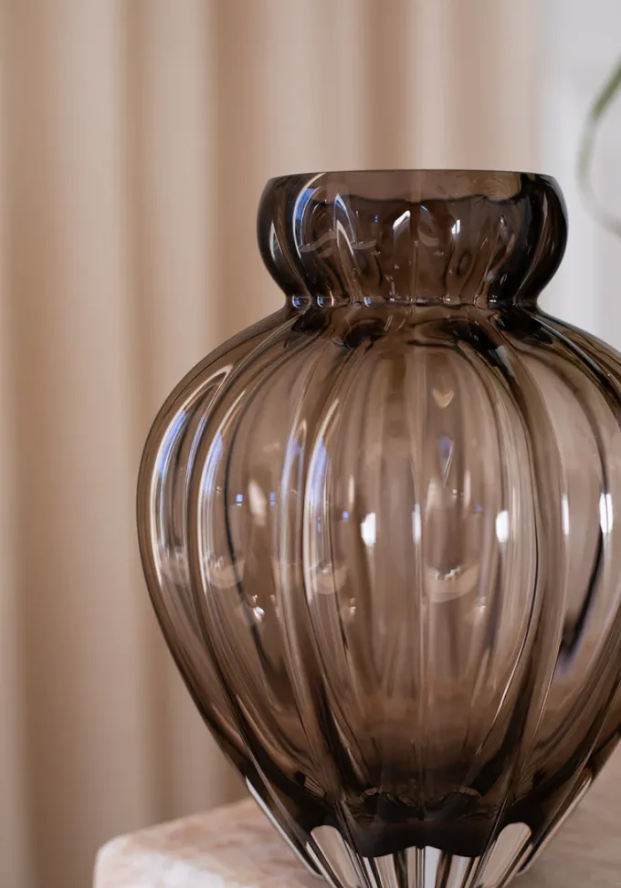 Outlet Specktrum Audrey Vase - Smokey brown Medium