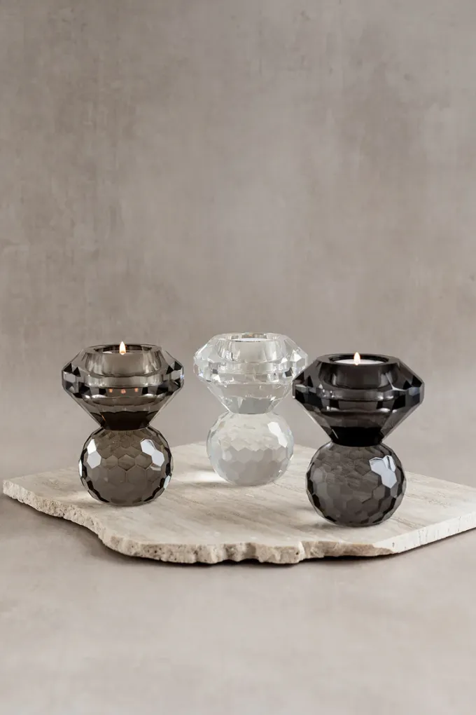 Sale Specktrum Cloud T-Light Candle Holder - Light Smoke