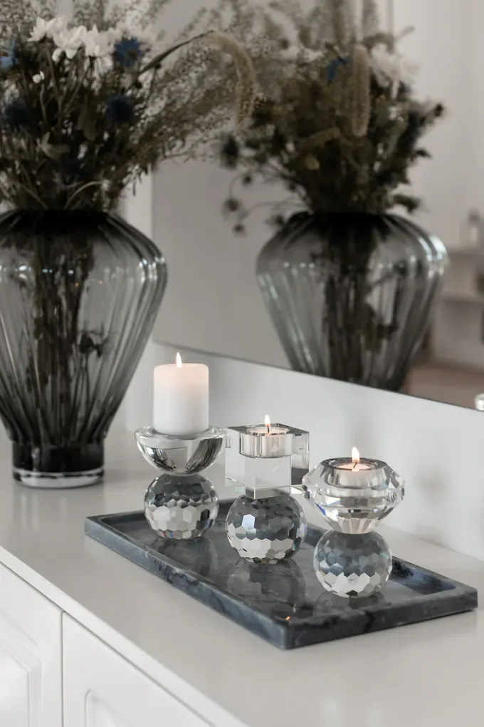 Sale Specktrum Cloud T-Light Candle Holder - Clear