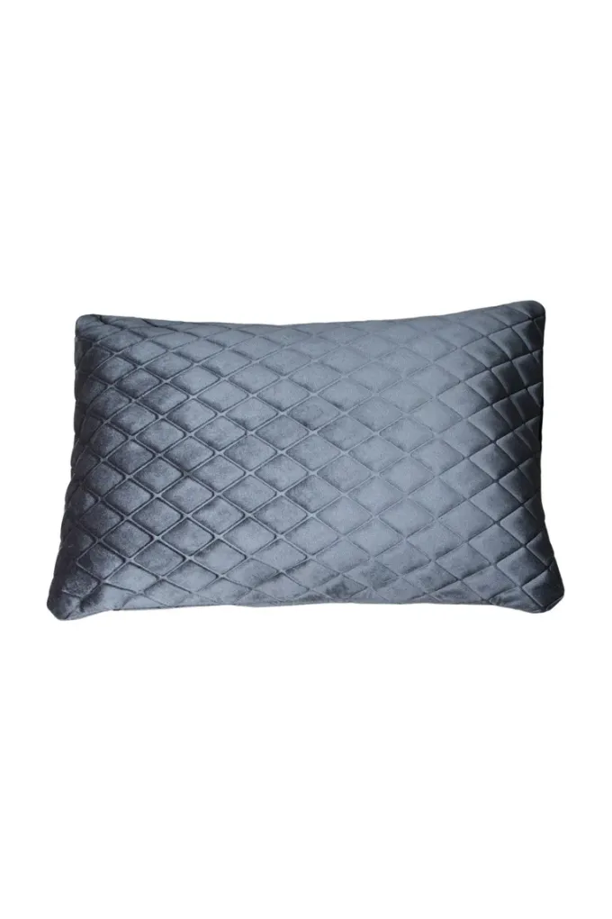 Discount Specktrum Daytona Pillow - Silver/Blue Rectangular