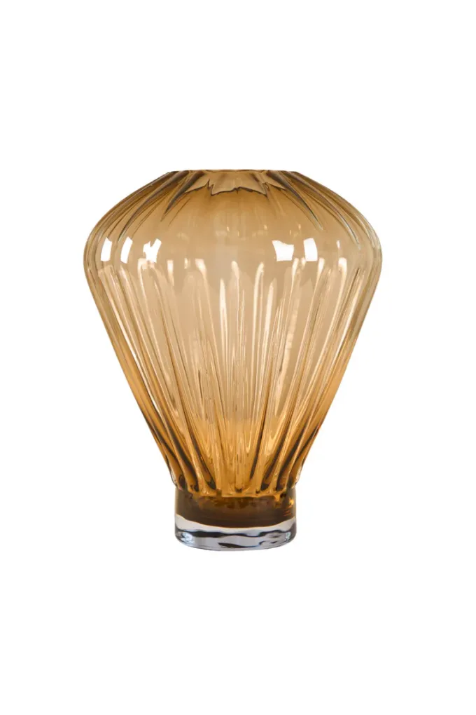 Discount Specktrum Evelyn Vase - Amber Medium