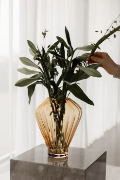 Discount Specktrum Evelyn Vase - Amber Medium