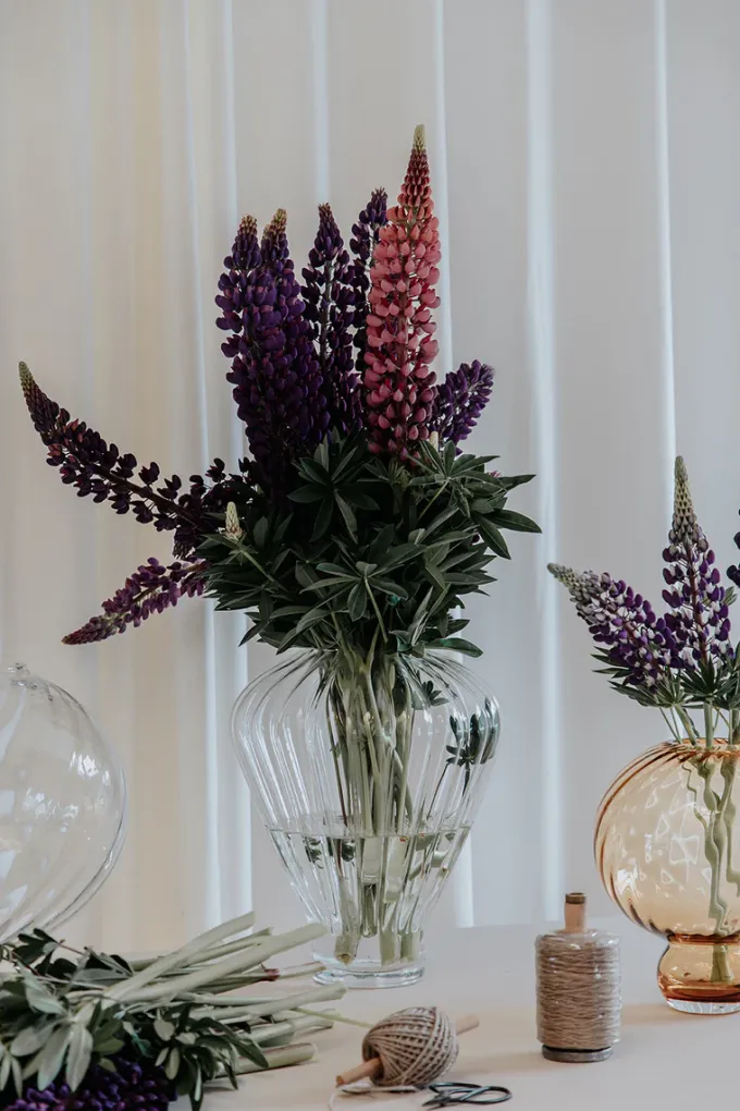 Clearance Specktrum Evelyn Vase - Clear Large