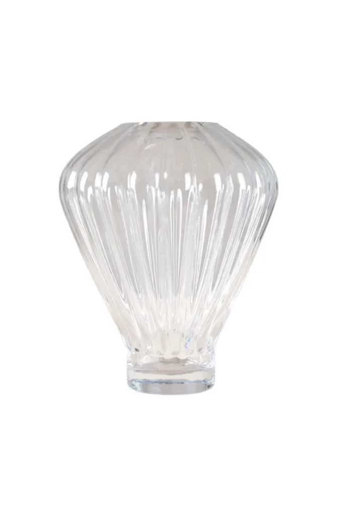 Clearance Specktrum Evelyn Vase - Clear Medium