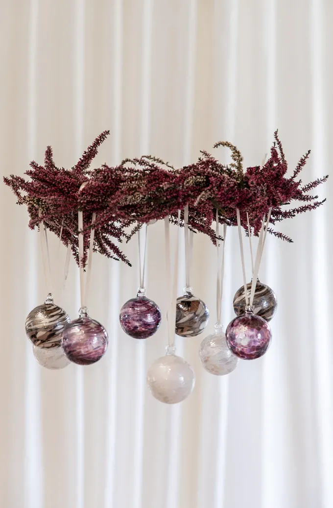 Hot Specktrum Glass Decoration - Purple Dream