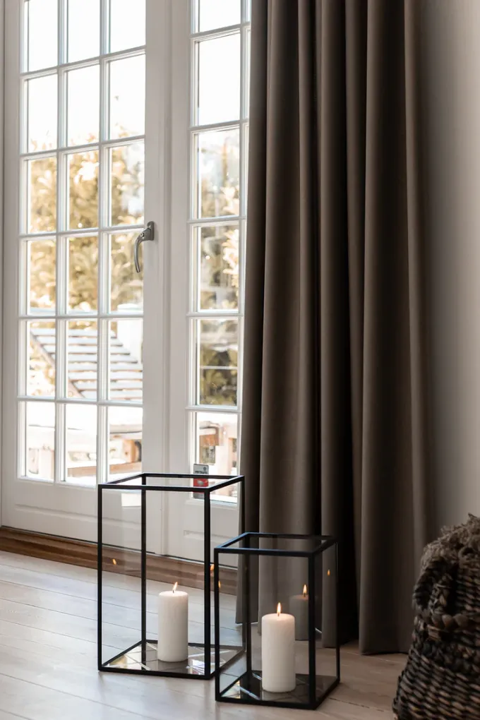 Sale Specktrum Harlequin Lantern - Bronze Mirror, Black Frame Medium (25*25*40)