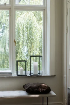 Hot Specktrum Harlequin Lantern - Bronze Mirror, Black Frame Small (20*20*30)