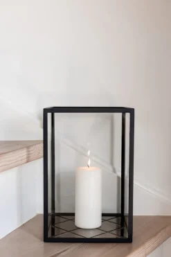Hot Specktrum Harlequin Lantern - Bronze Mirror, Black Frame Small (20*20*30)