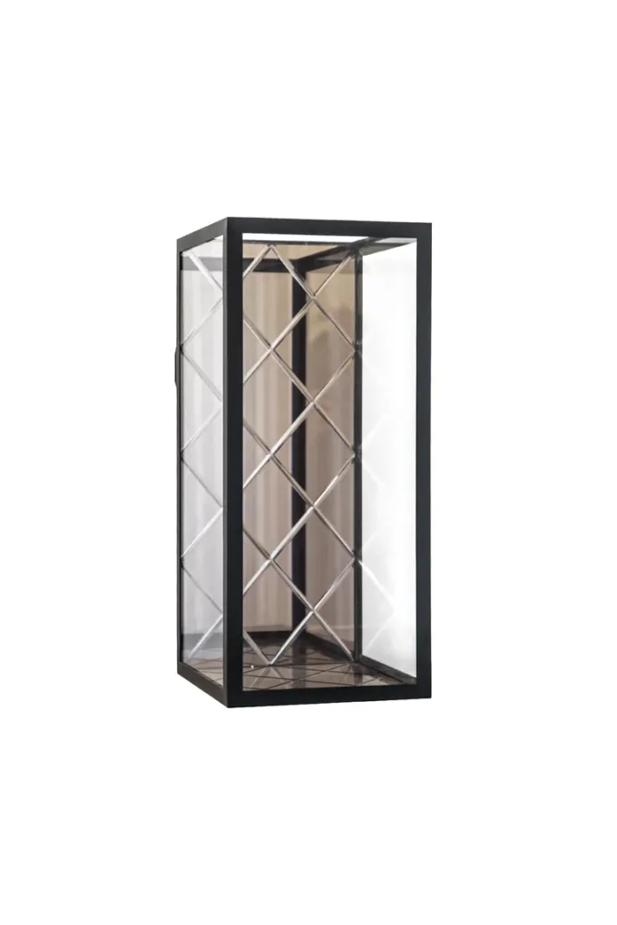 Online Specktrum Harlequin Lantern - Bronze Mirror, Black Frame Medium - wall mounted (20*20*45)