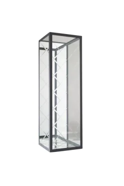 Online Specktrum Harlequin Lantern - Clear Mirror, Black Frame Large - wall mounted (20*20*65)
