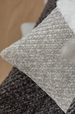 Online Specktrum Herringbone Pillow - Cloudy Grey 45*45 cm