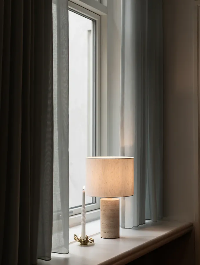 Hot Specktrum Julia Table Lamp - Travertine