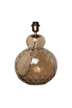 Online Specktrum Lily Table Lamp - Brown Harlequin