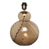 Clearance Specktrum Lily Table Lamp - Brown Swirl