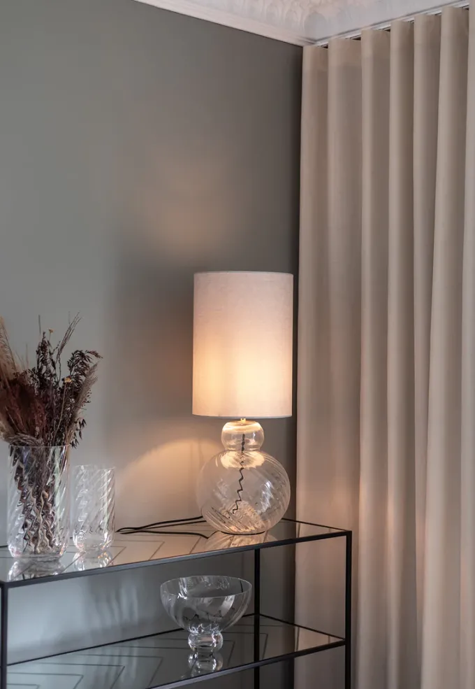Discount Specktrum Lily Table Lamp - Clear Swirl