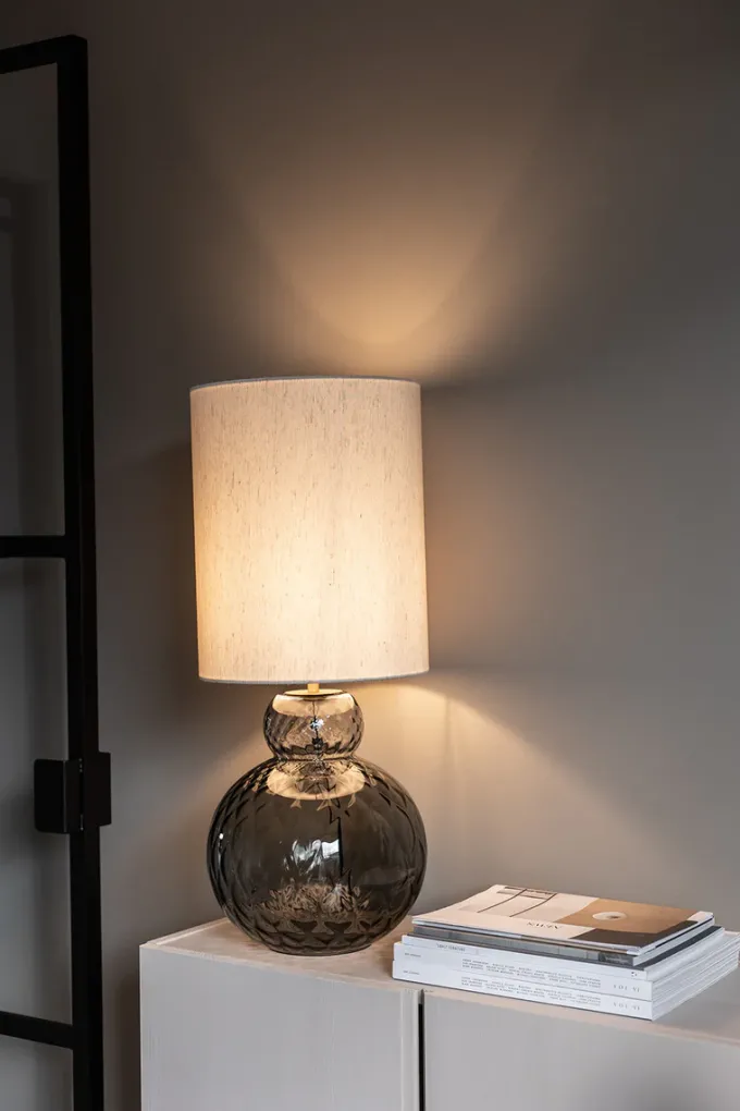Hot Specktrum Lily Table Lamp - Grey Harlequin