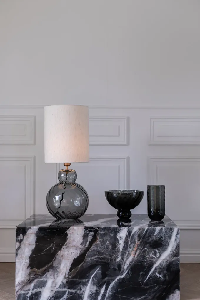 Outlet Specktrum Lily Table Lamp - Grey Swirl