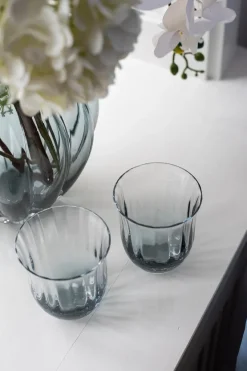 Outlet Specktrum Lina Drinking Glass - Petrol blue