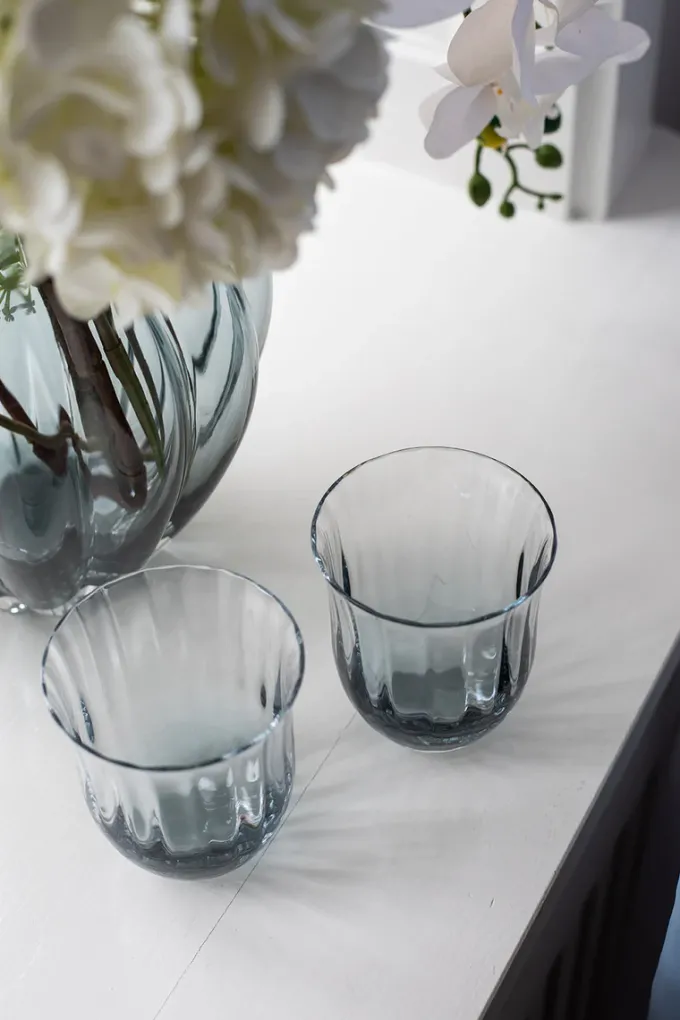 Outlet Specktrum Lina Drinking Glass - Petrol blue