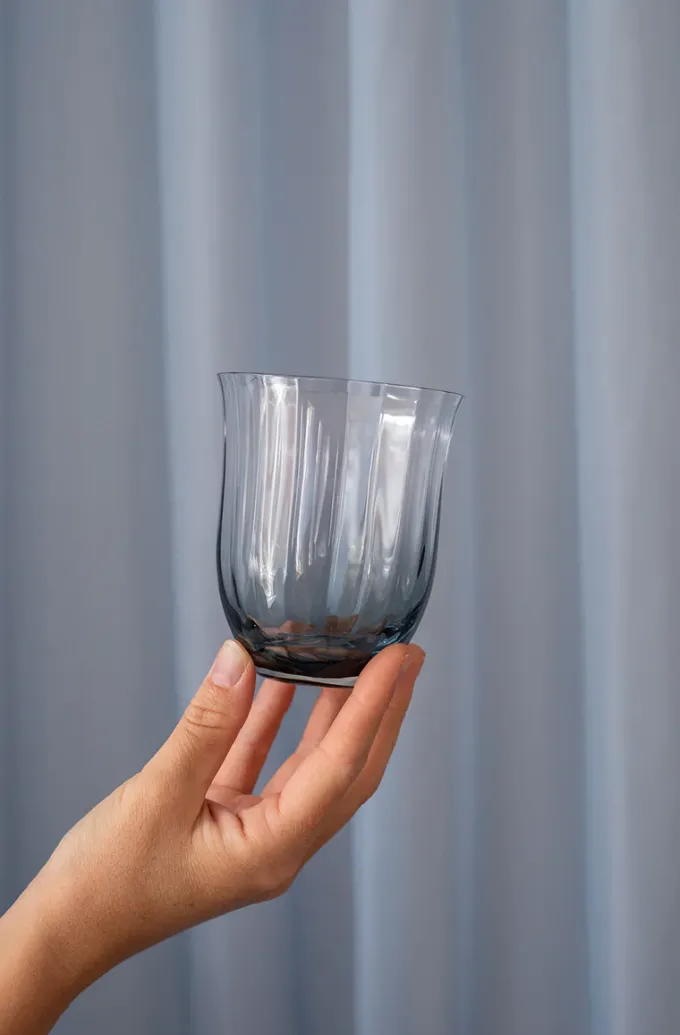 Outlet Specktrum Lina Drinking Glass - Petrol blue
