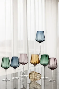 Clearance Specktrum Meadow Stemware - Amber Red wine