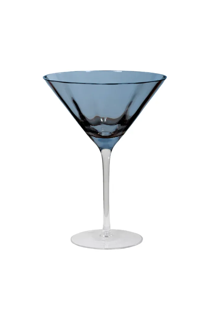 Outlet Specktrum Meadow Stemware - Blue Martini glass