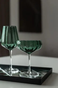 Hot Specktrum Meadow Stemware - Green Cocktail glass