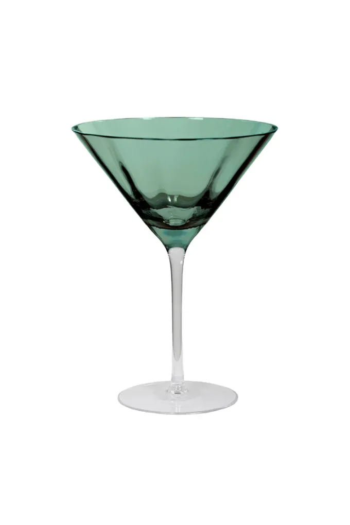 Outlet Specktrum Meadow Stemware - Green Martini glass