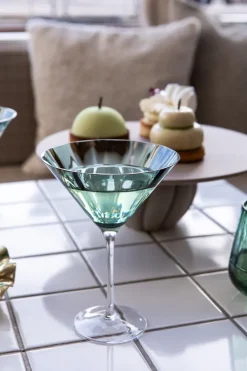 Outlet Specktrum Meadow Stemware - Green Martini glass