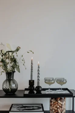 Clearance Specktrum Meadow Stemware - Grey Cocktail glass