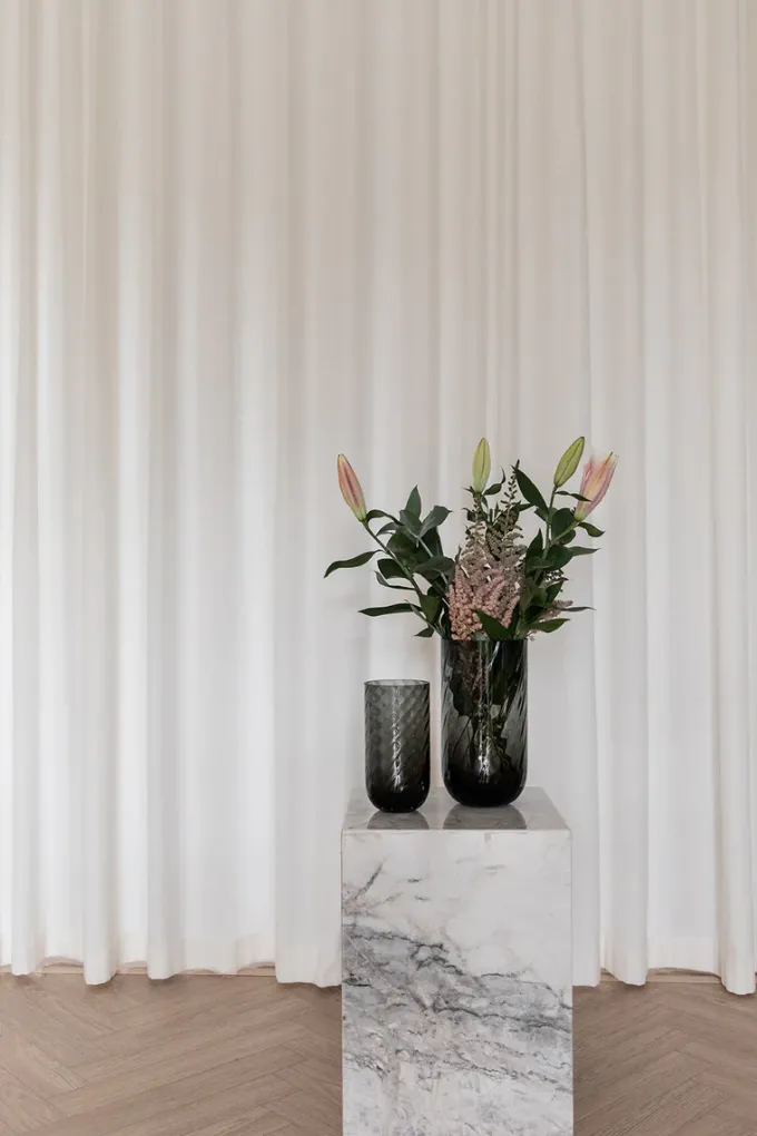 Online Specktrum Meadow Swirl Cylinder Vase - Grey Medium
