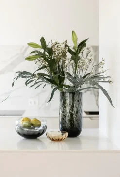 Online Specktrum Meadow Swirl Cylinder Vase - Grey Medium