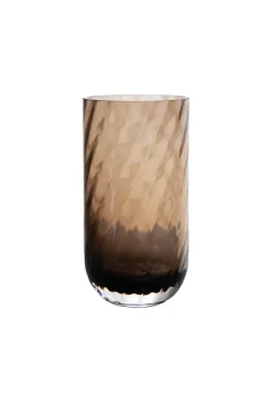New Specktrum Meadow Swirl Cylinder Vase - Topaz Small