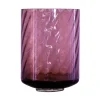 Sale Specktrum Meadow Swirl Cylinder vase (w. foot) - Plum
