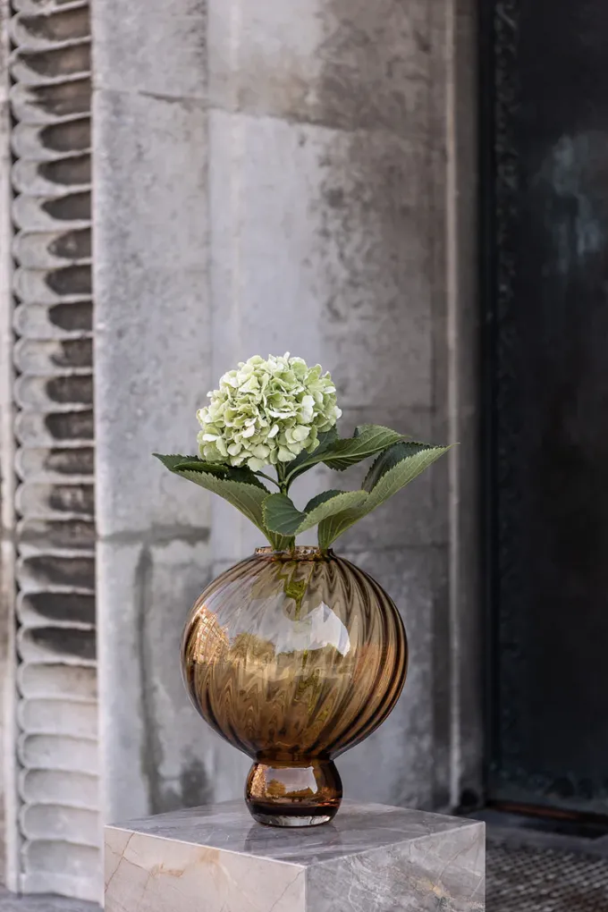 Outlet Specktrum Meadow Swirl Vase - Amber Large