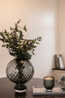 New Specktrum Meadow Swirl Vase - Grey Medium