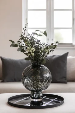 New Specktrum Meadow Swirl Vase - Grey Medium