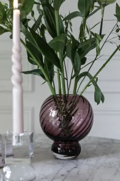 Specktrum Meadow Swirl Vase - Plum Small