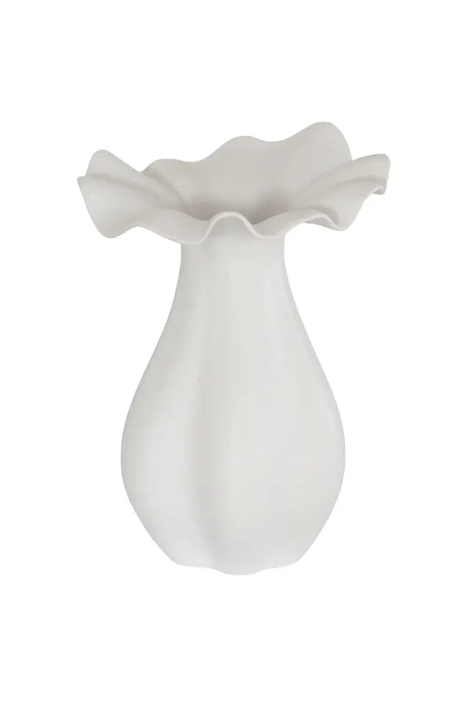 Clearance Specktrum Nellie Vase - Off White Large