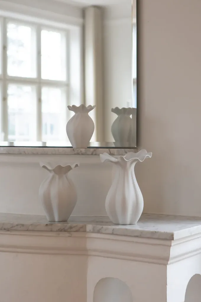 Clearance Specktrum Nellie Vase - Off White Large
